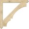 Ekena Millwork Balboa Arts and Crafts Rough Sawn Bracket w/ Offset Brace, Douglas Fir, 6"W x 46"D x 46"H BKT0604X46X46BOA03RDF - alternate 2